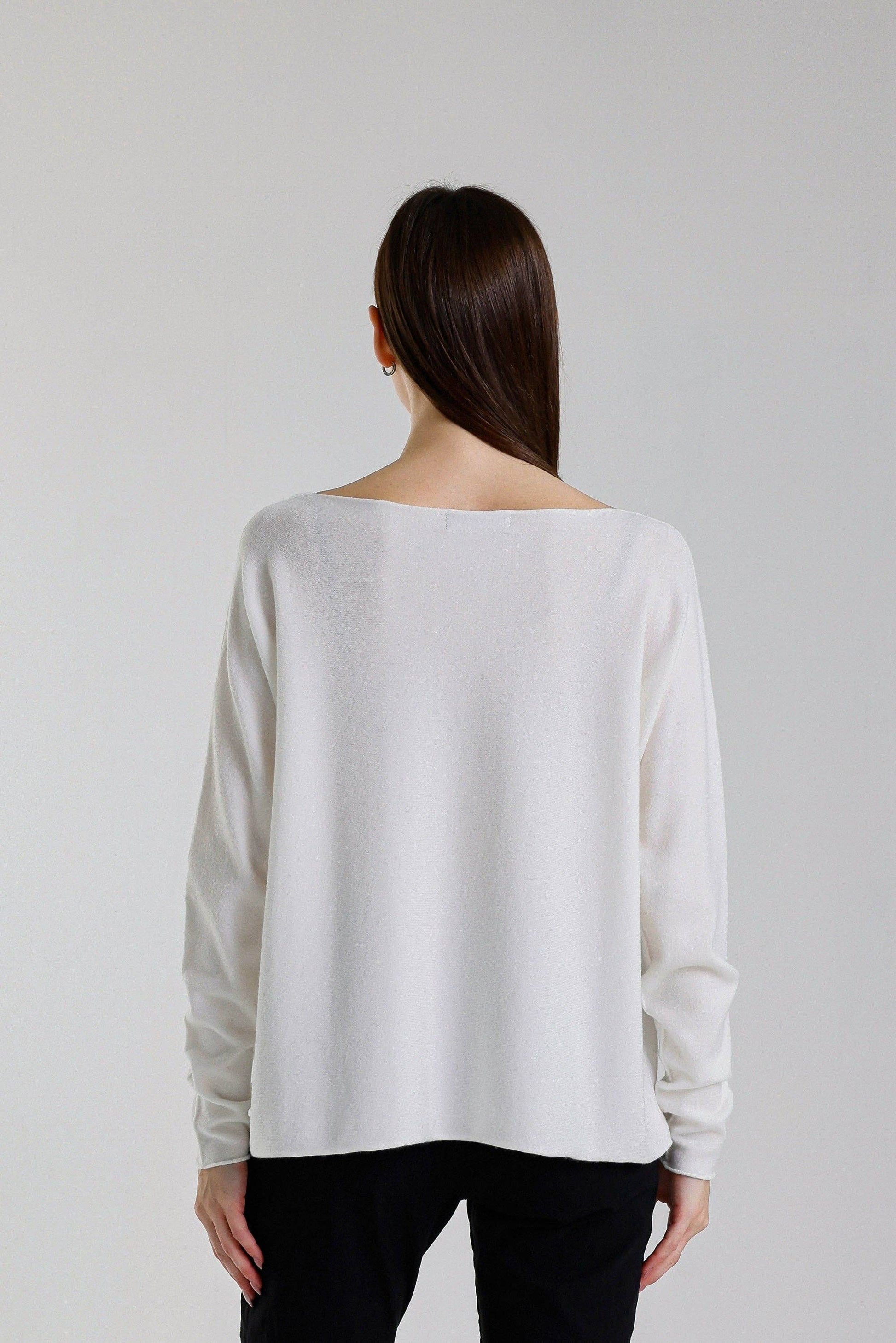Tricia Seriously Soft V-Neck Sweater (BLS420)
