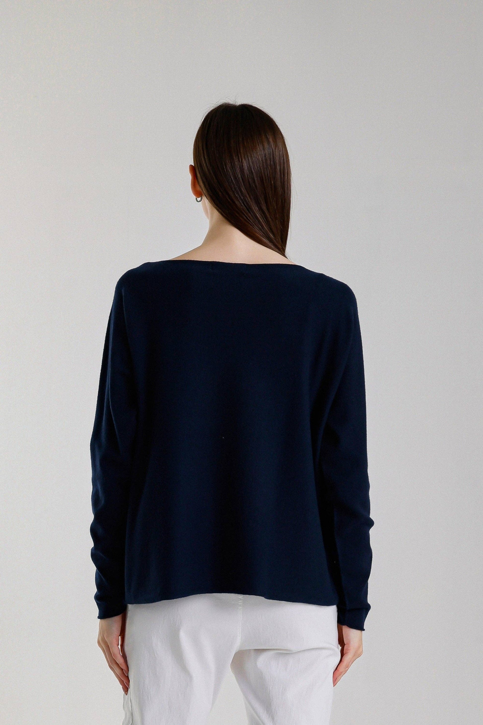 Tricia Seriously Soft V-Neck Sweater (BLS420)