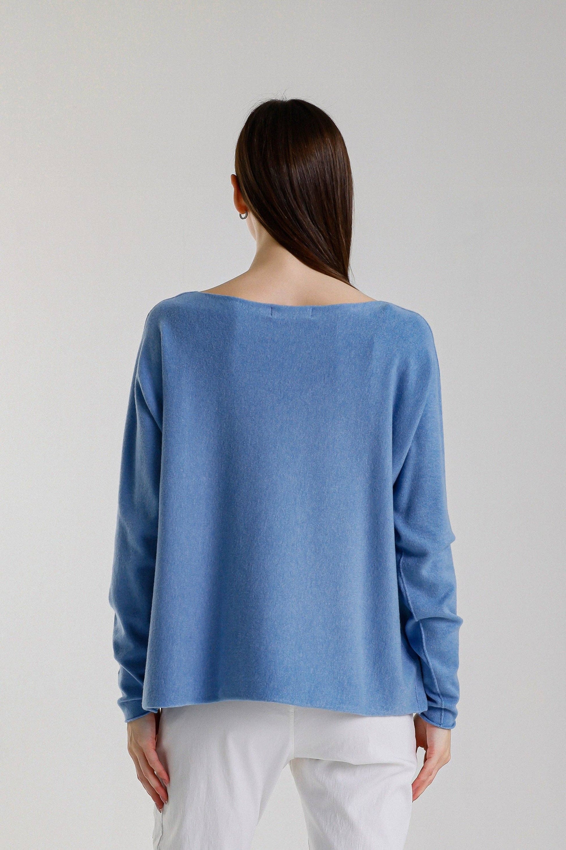 Tricia Seriously Soft V-Neck Sweater (BLS420)