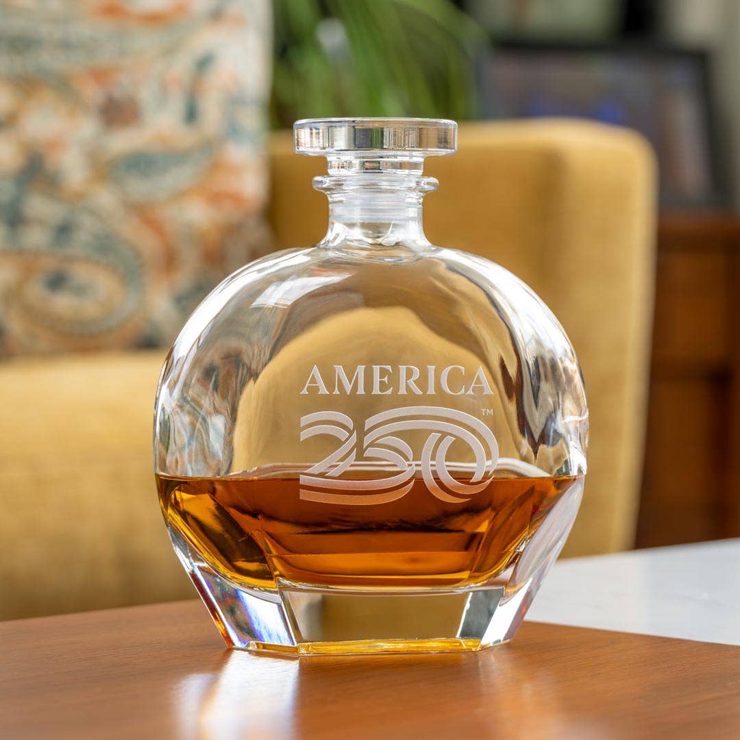America250™ Logo 23oz Whiskey Decanter