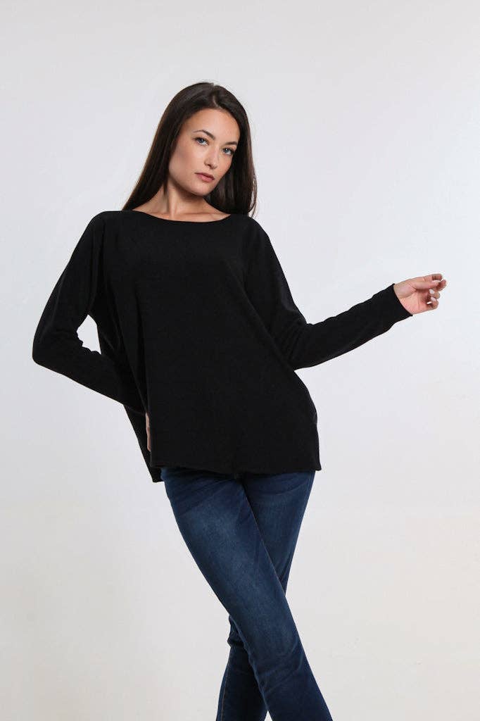 Laurin Seriously Soft Jewel Neck Sweater