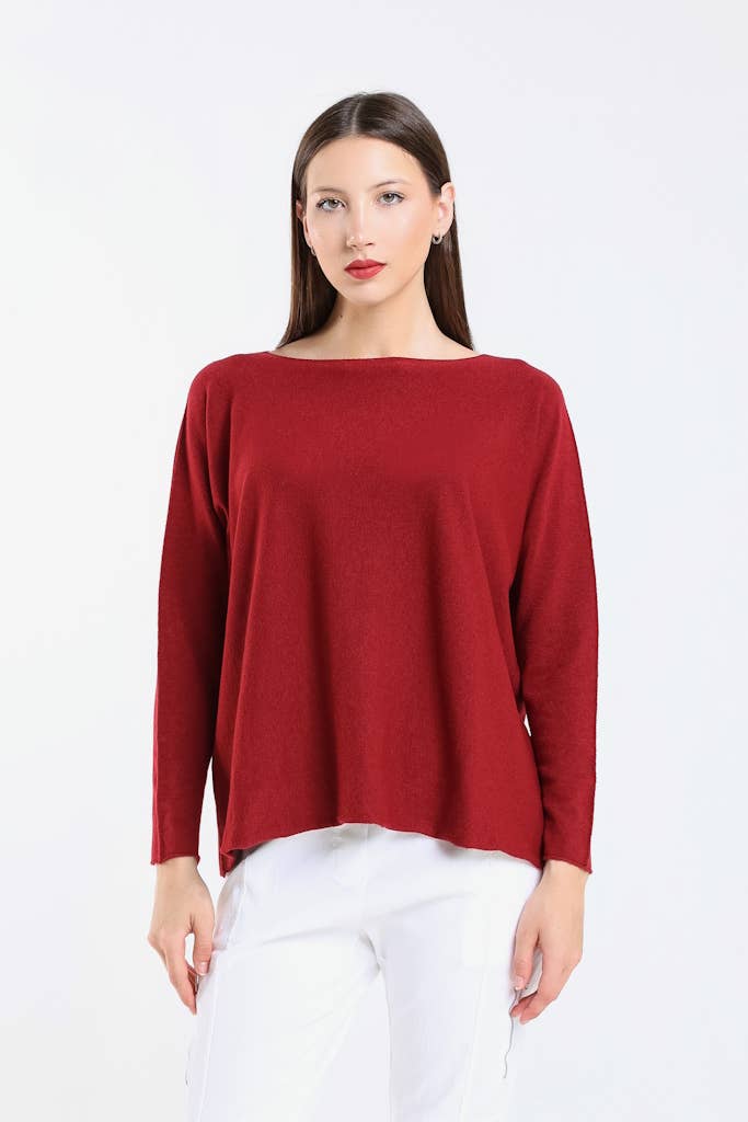 Laurin Seriously Soft Jewel Neck Sweater