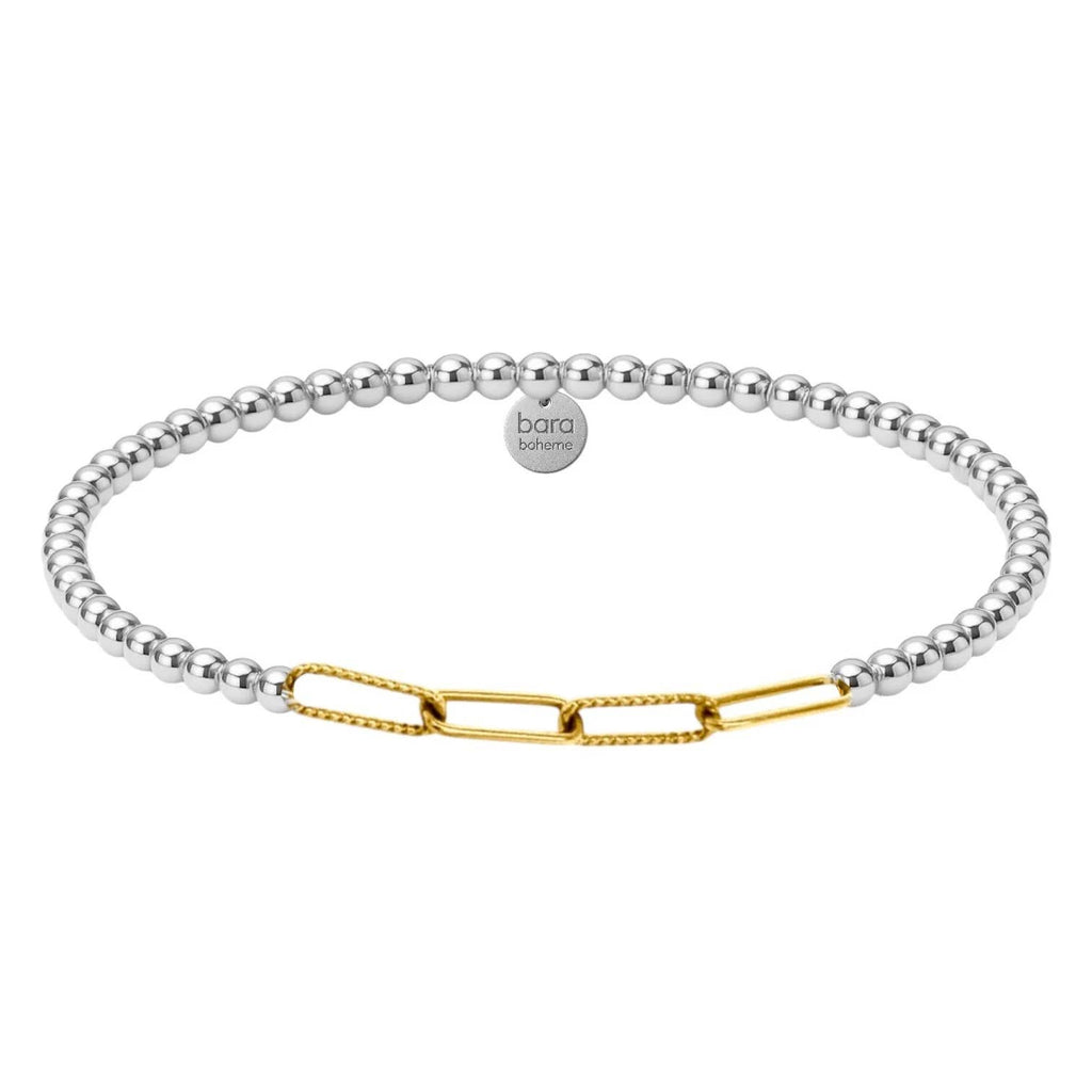 Sophie Paperclip | Gold Filled Beaded Bracelet