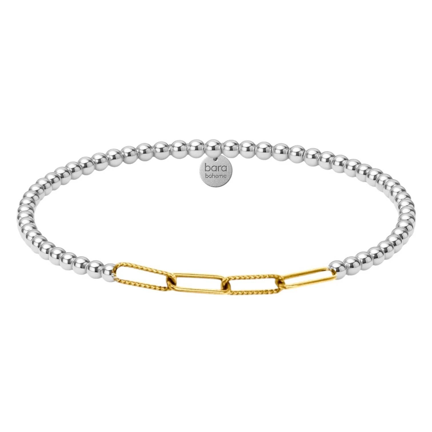 Sophie Paperclip | Gold Filled Beaded Bracelet