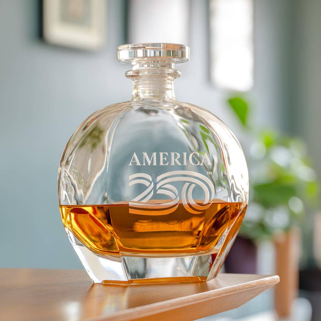 America250™ Logo 23oz Whiskey Decanter