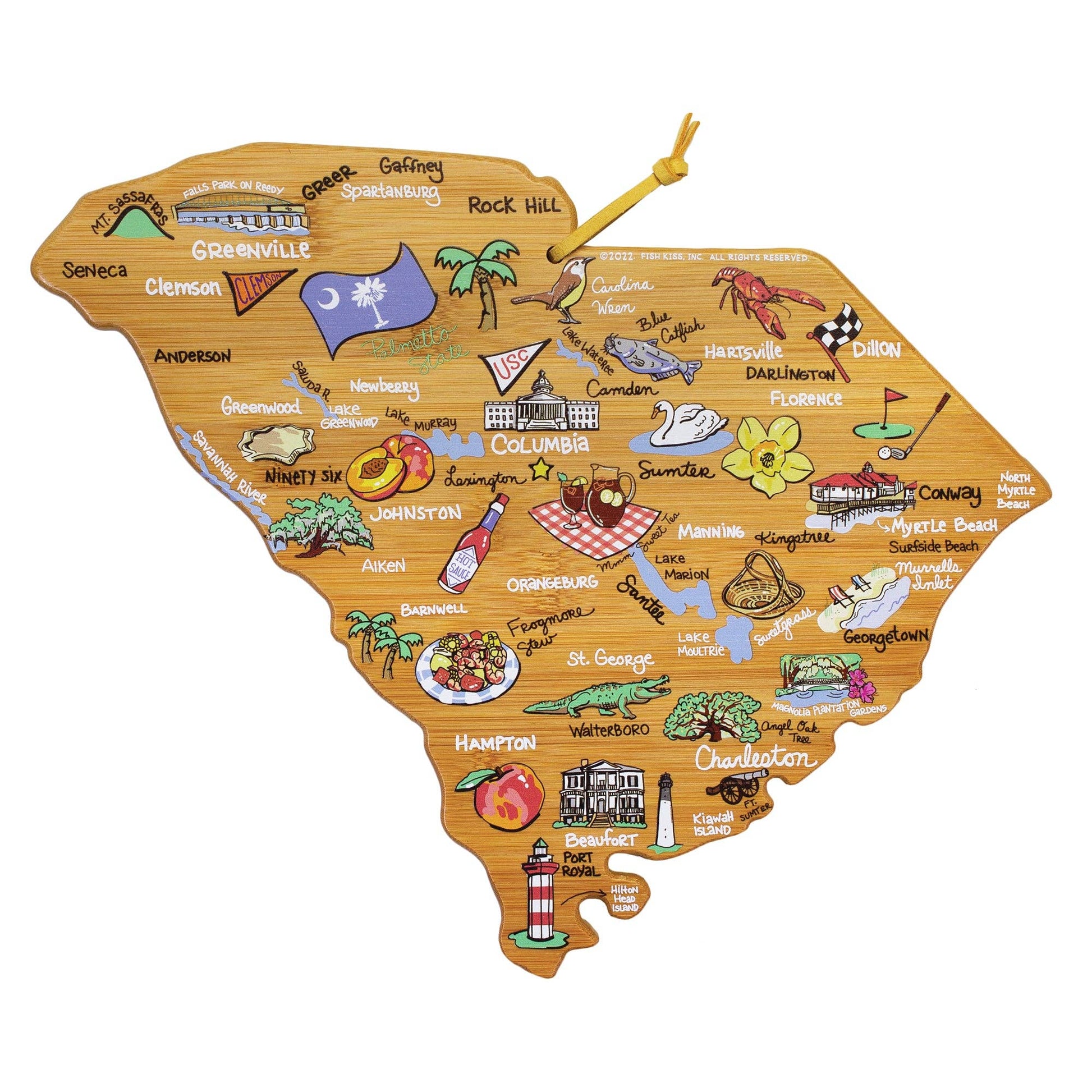 South Carolina Cutting Board