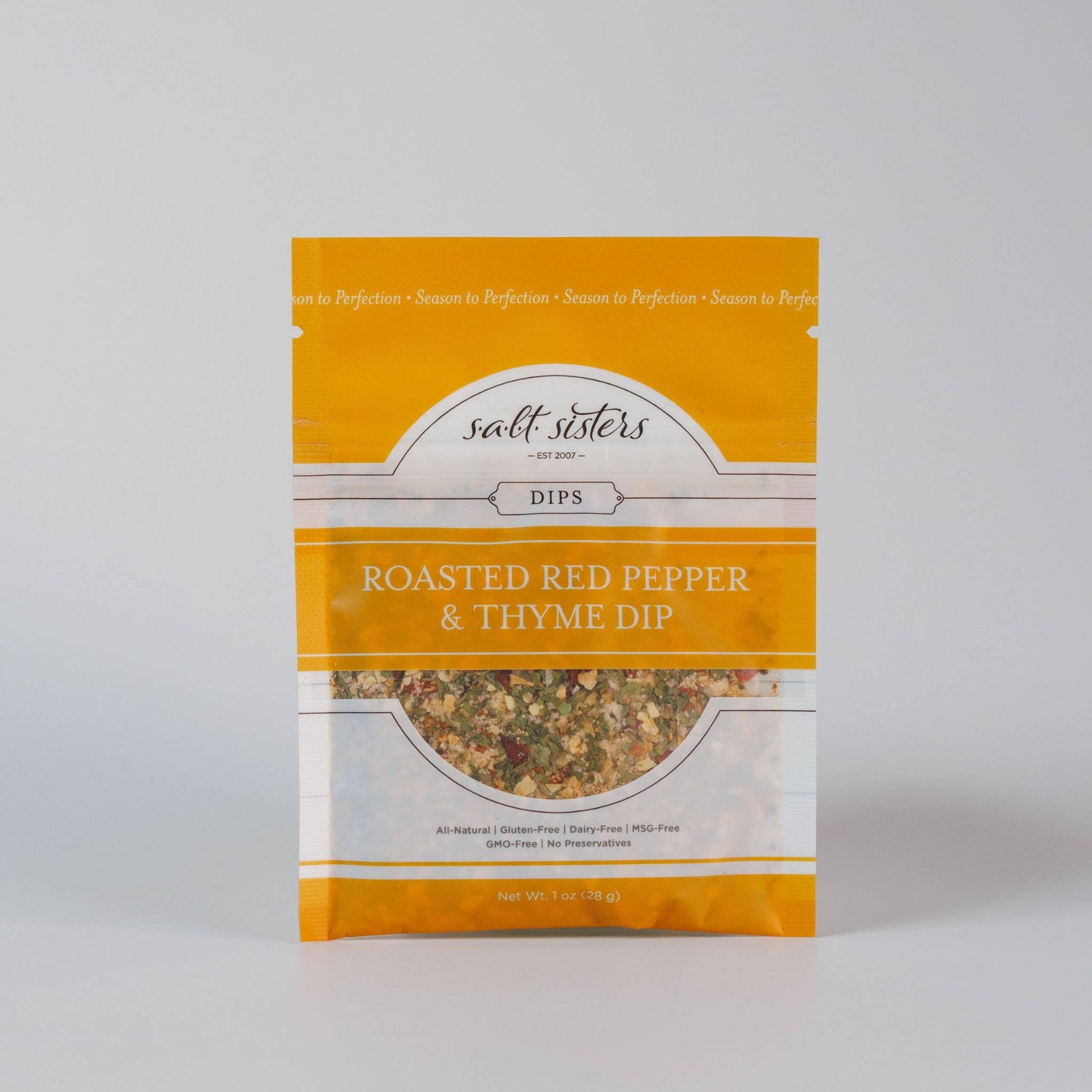 Dip Mix - Roasted Red Pepper & Thyme - Packaged Weights