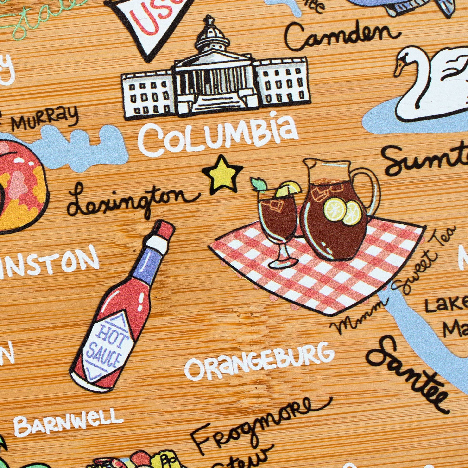 South Carolina Cutting Board