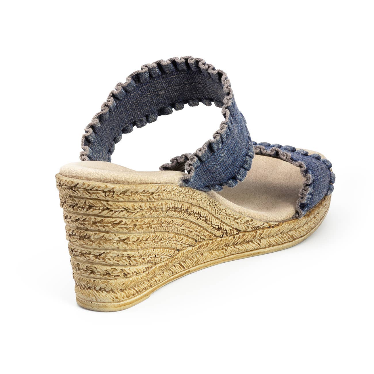 Spring26 Dorset - Backless Heeled Wedge Sandal