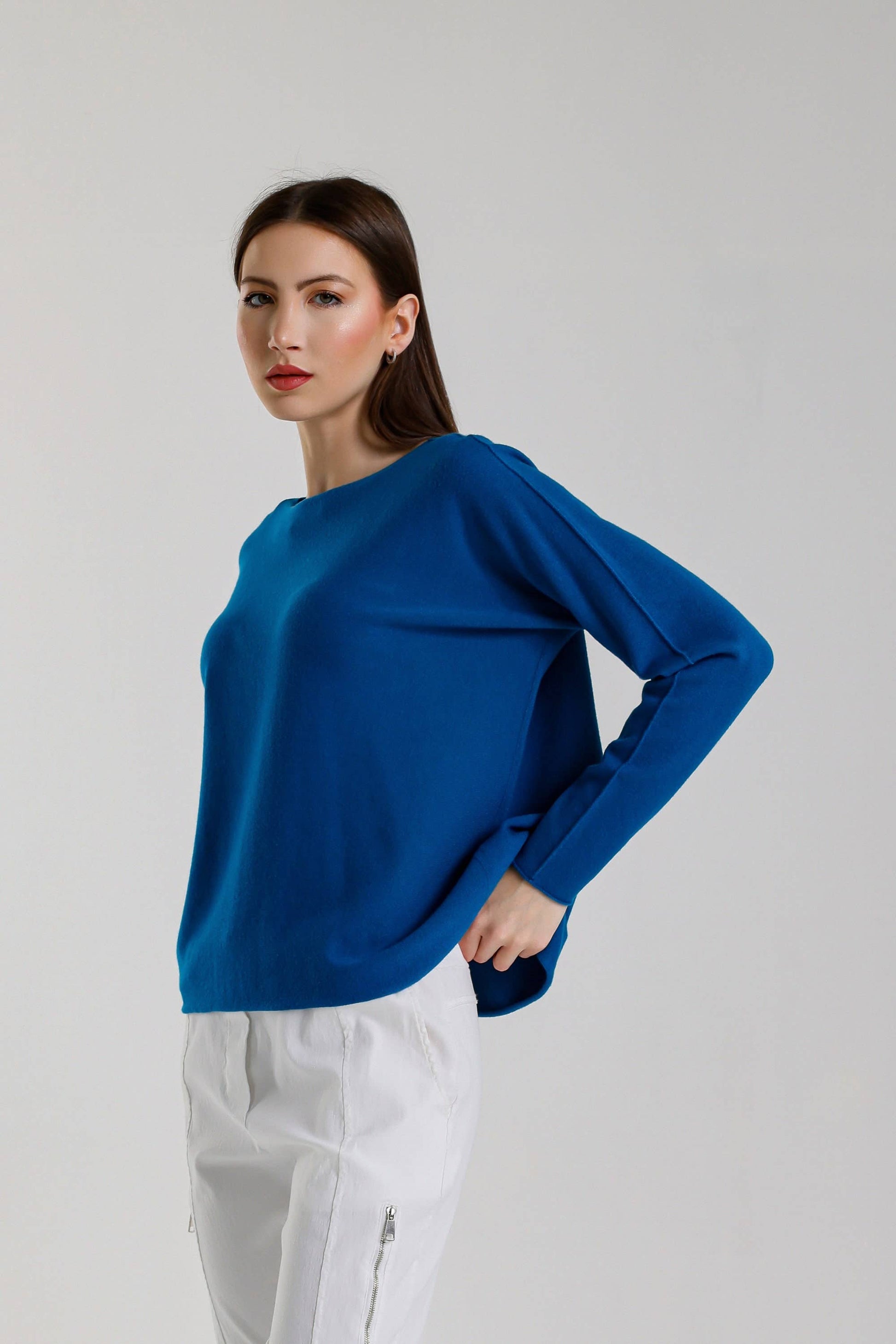 Laurin Seriously Soft Jewel Neck Sweater