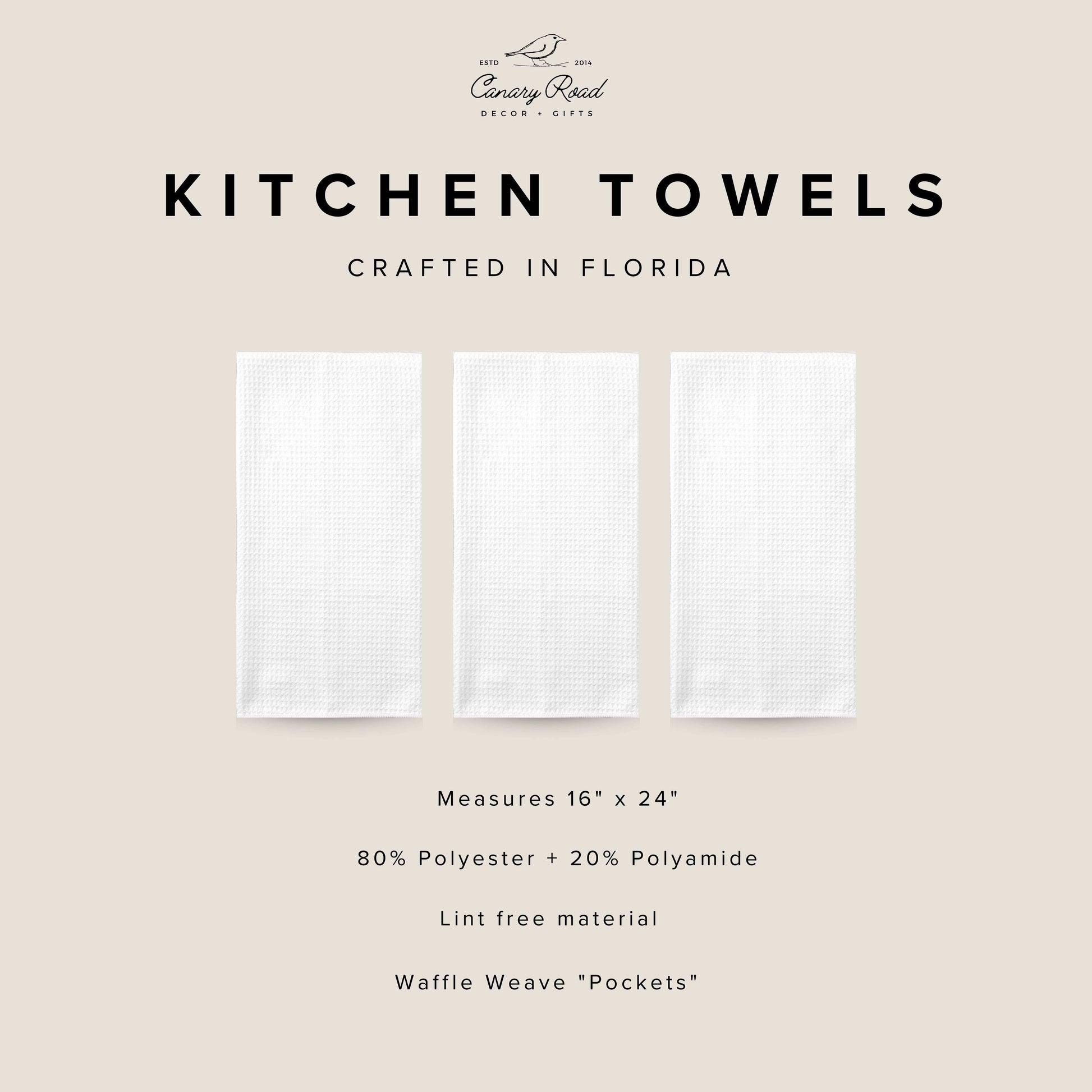 Chinoiserie Christmas Tree Towel, Blue Holiday Kitchen Decor