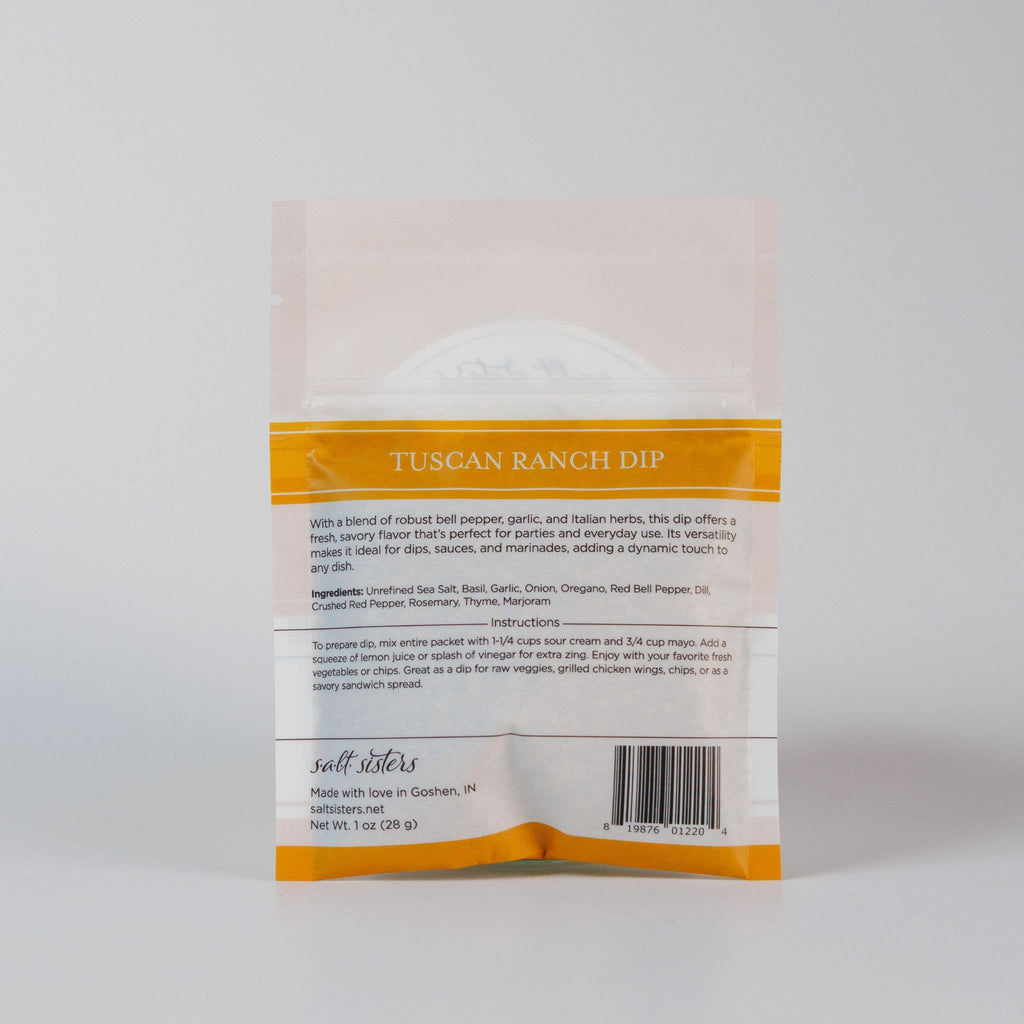 Dip Seasoning Mix - Tuscan Ranch - Packaged Weights