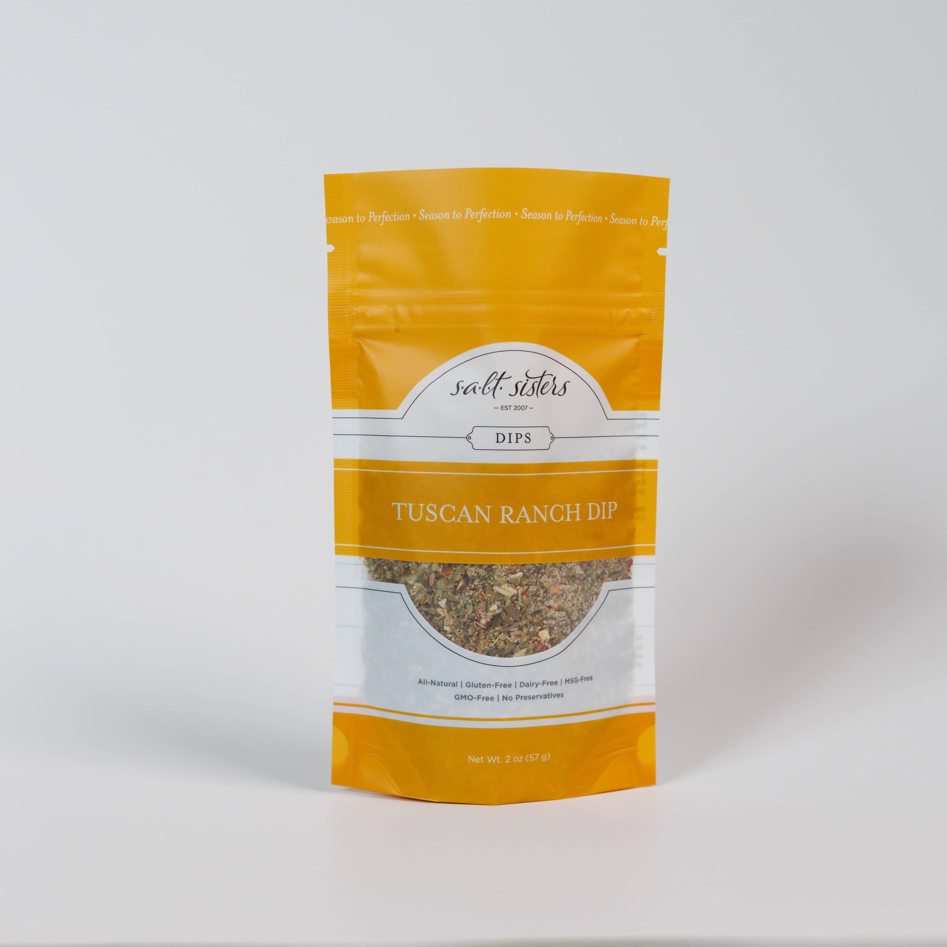 Dip Seasoning Mix - Tuscan Ranch - Packaged Weights