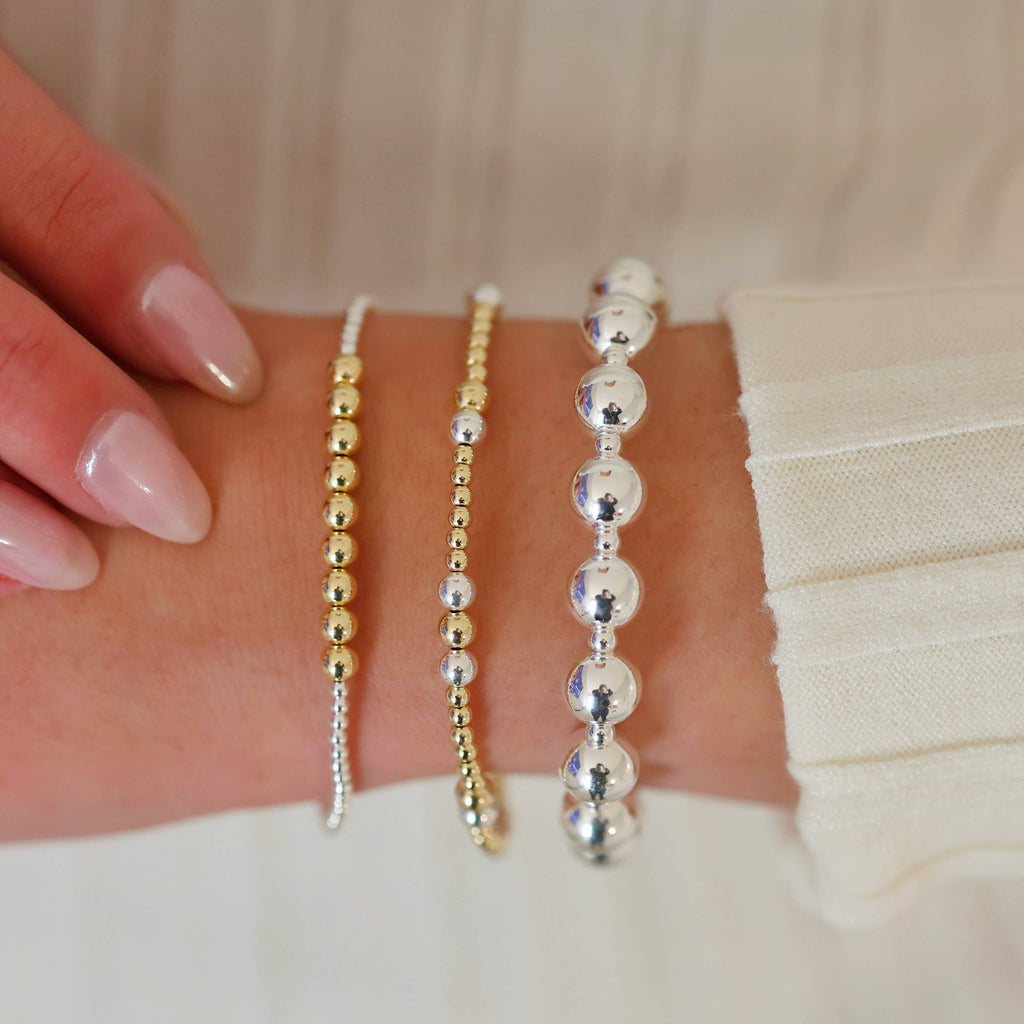 Carolyn | Gold Filled Beaded Bracelet