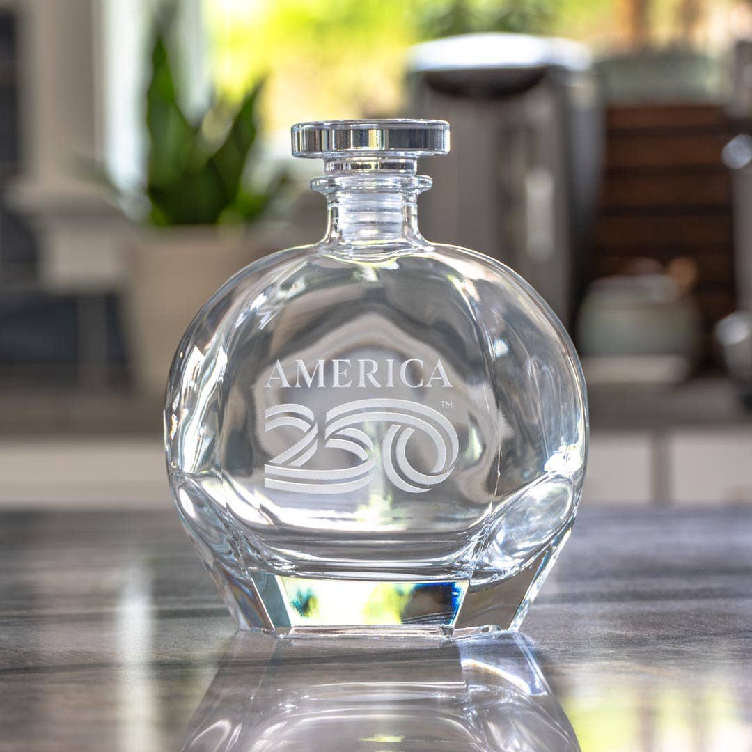 America250™ Logo 23oz Whiskey Decanter