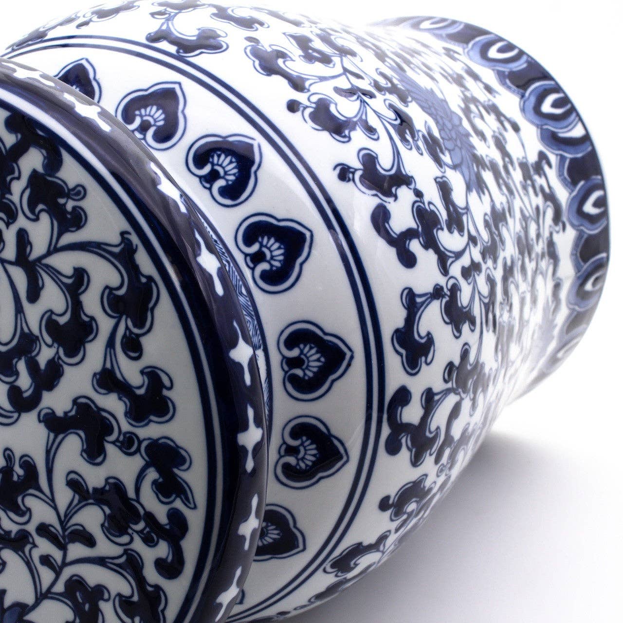 Blue Garden Lotus Podium Stools