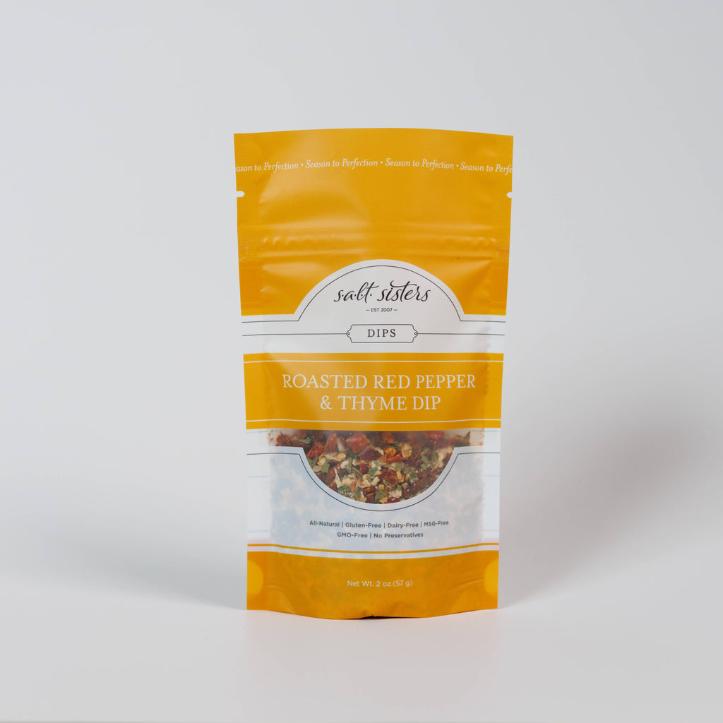 Dip Mix - Roasted Red Pepper & Thyme - Packaged Weights