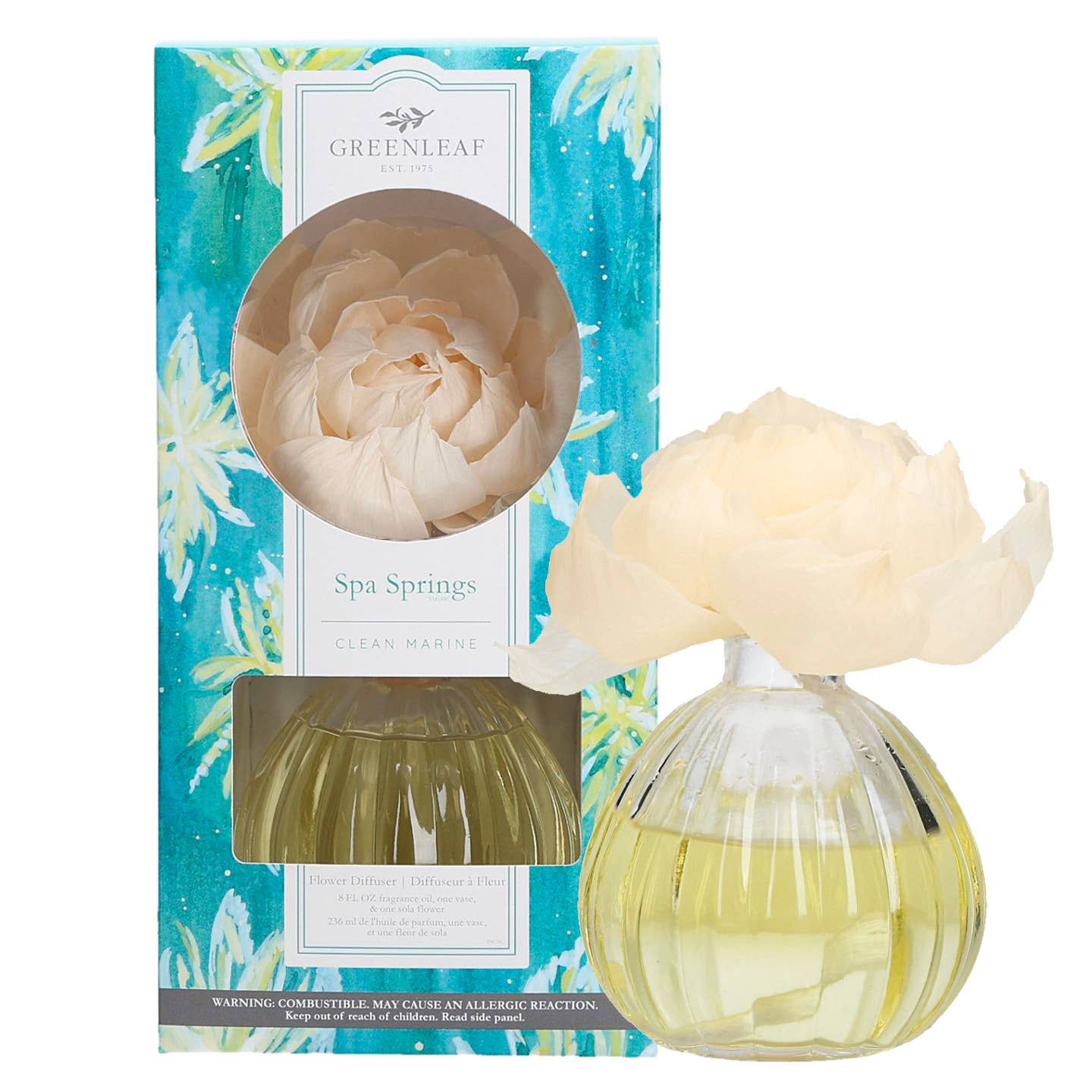 Spa Springs Flower Diffuser 4 Pack | Americana Summer