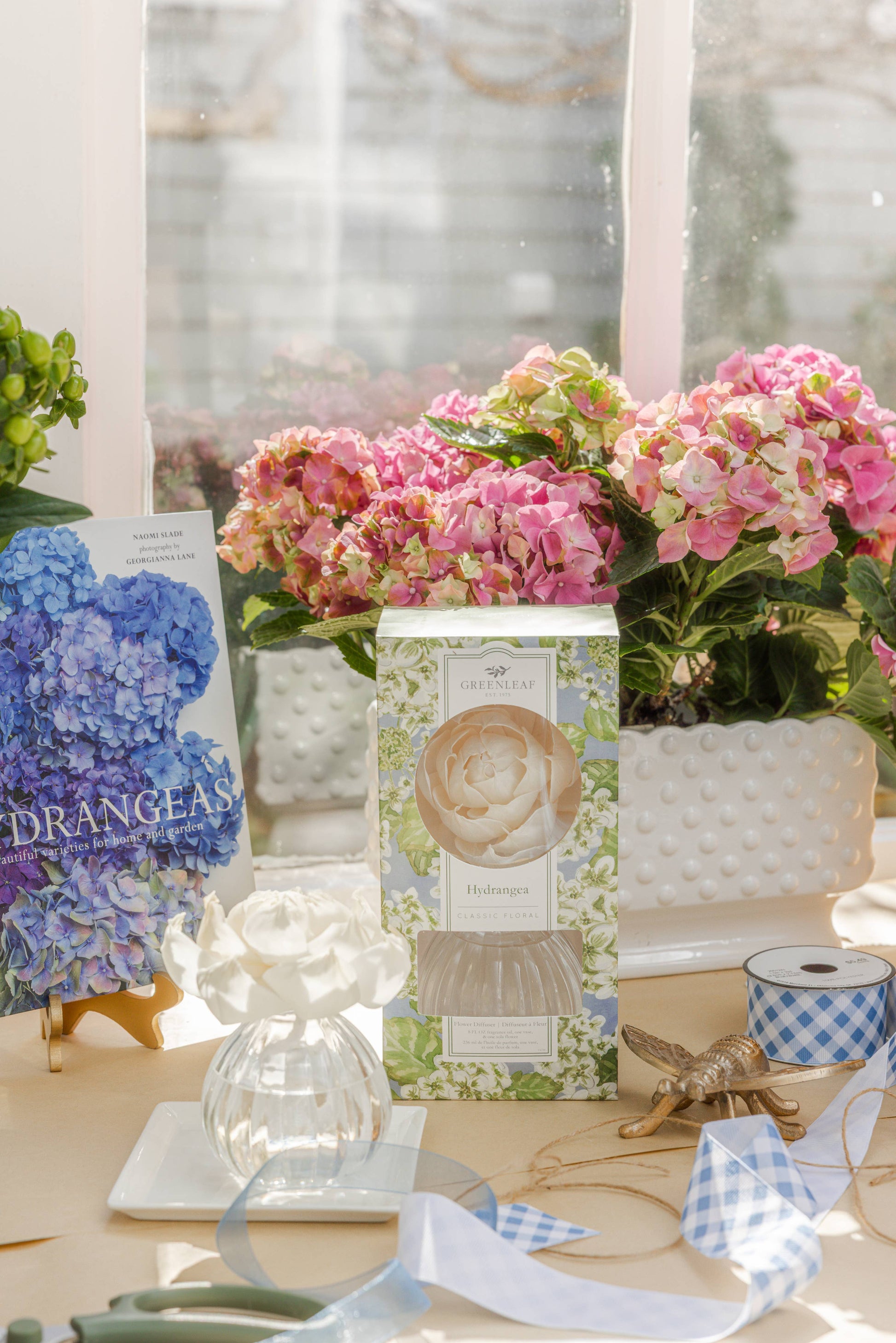 Hydrangea Flower Diffuser 4 Pack