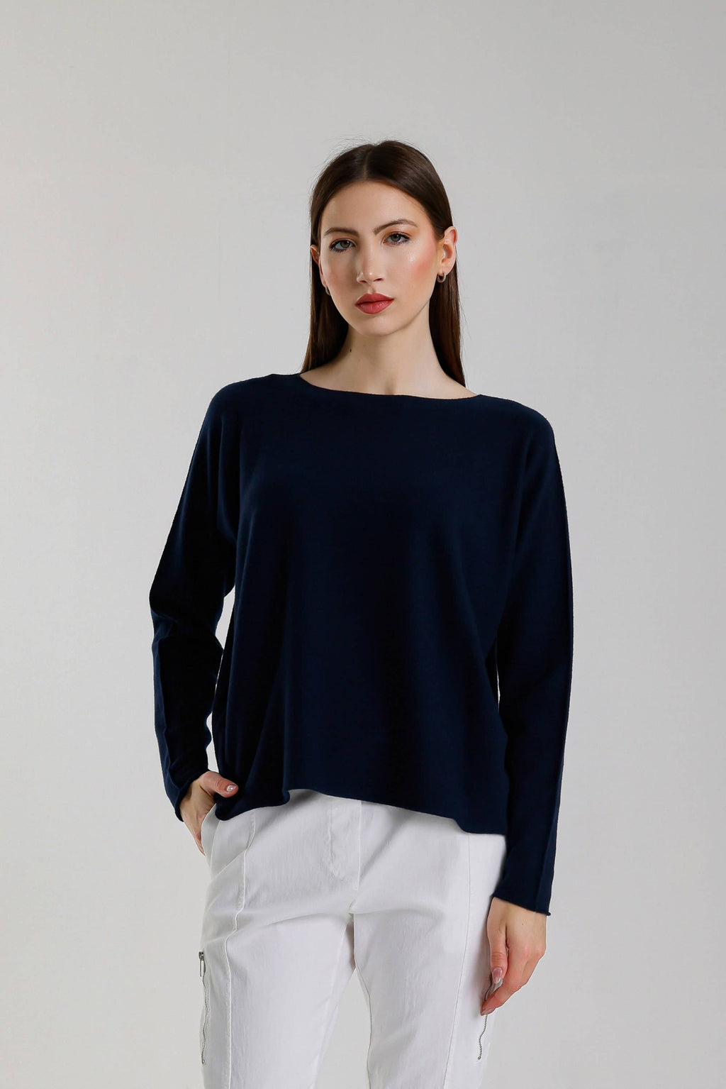 Laurin Seriously Soft Jewel Neck Sweater
