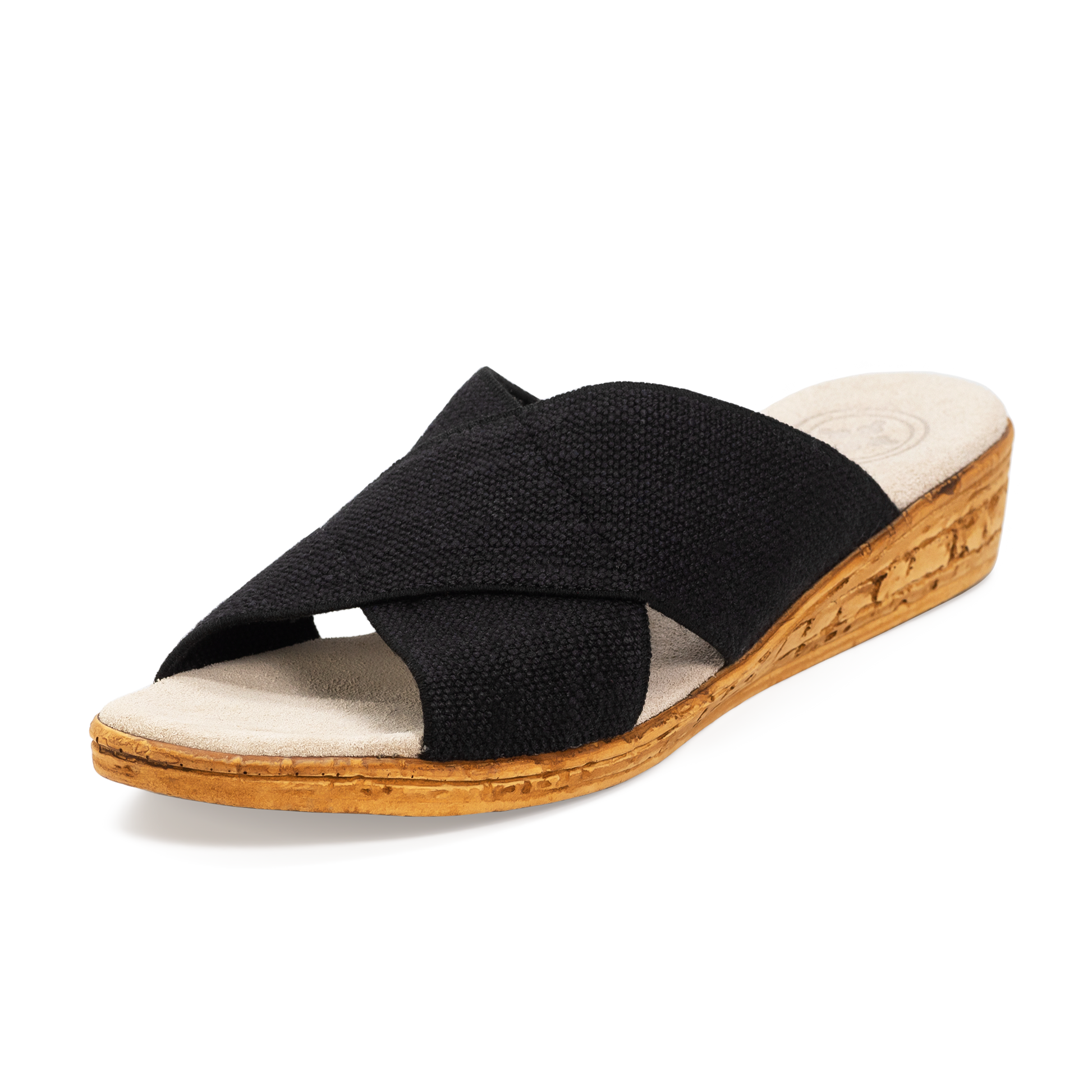 Abby Core Colors - Spring Criss-Cross Strap Slide On Sandal