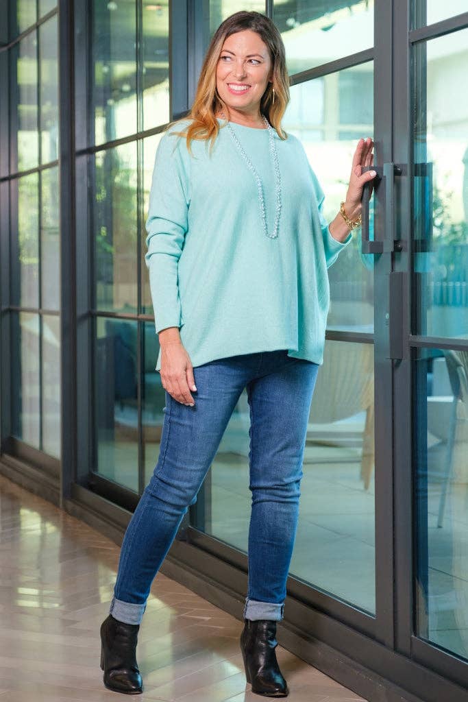 Laurin Seriously Soft Jewel Neck Sweater