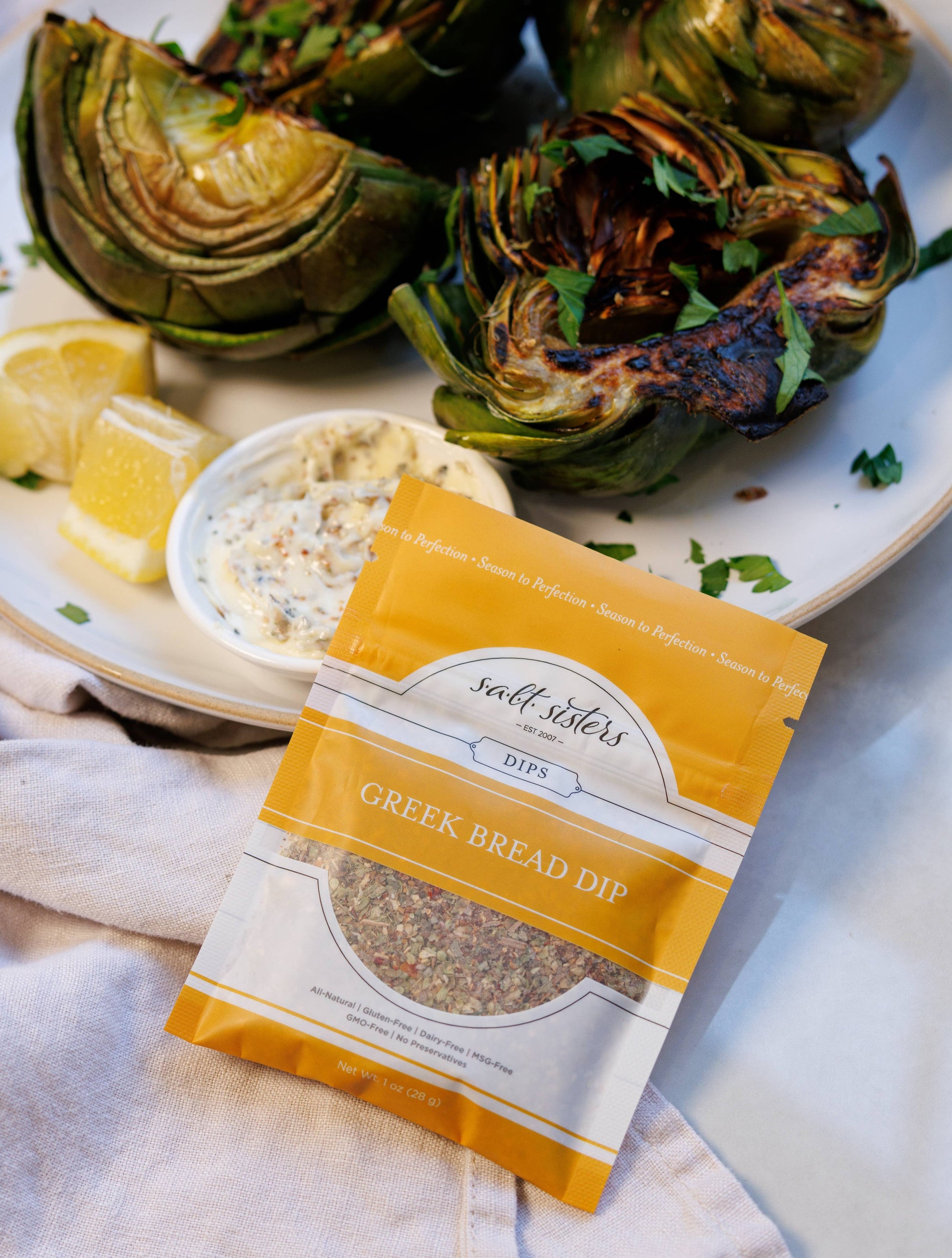 Dip Seasoning Mix - Greek Bread Dip - Packaged Weights