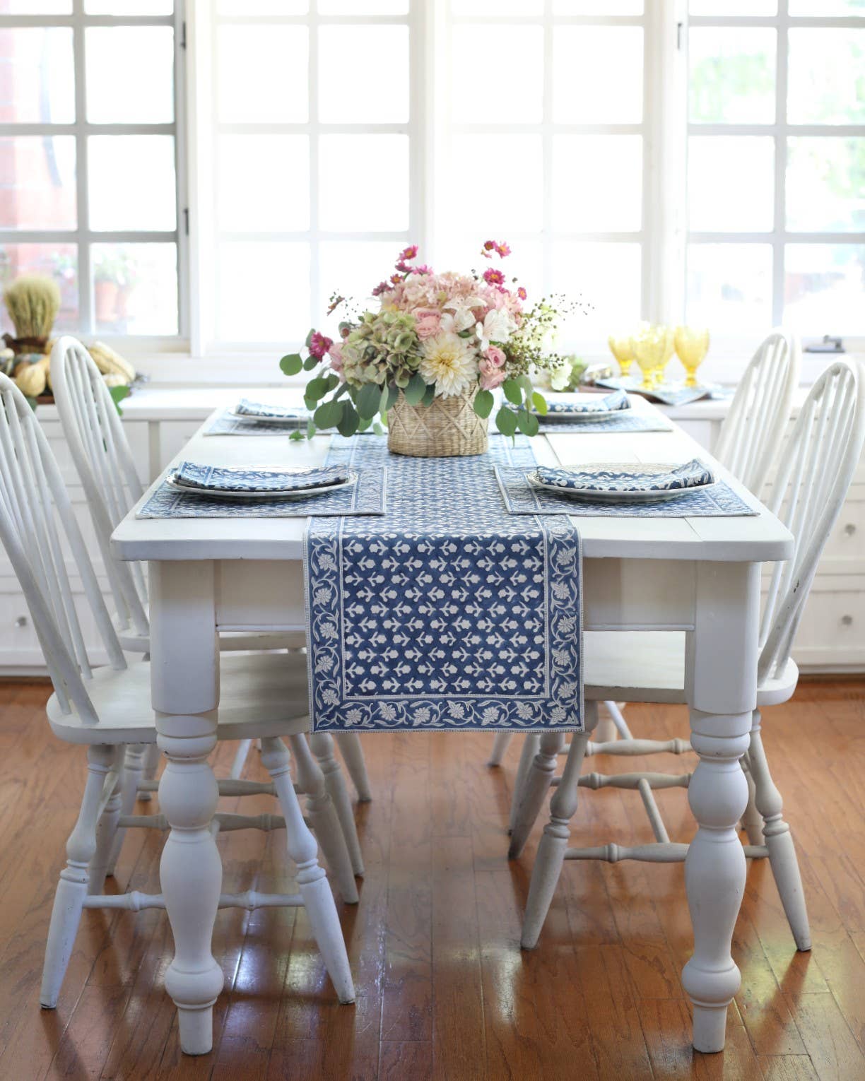 Table Runner, Charlotte Indigo