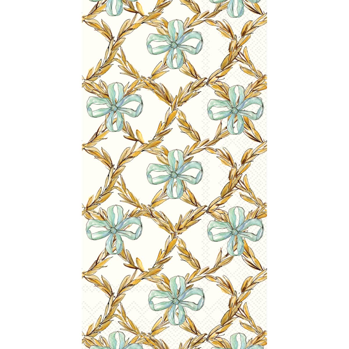 Whimsical Wheat Fall Paper Guest Towel