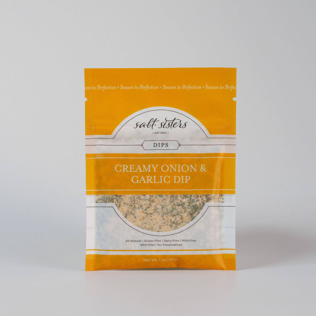 Dip Seasoning Mix - Creamy Onion & Garlic - Packaged Weights