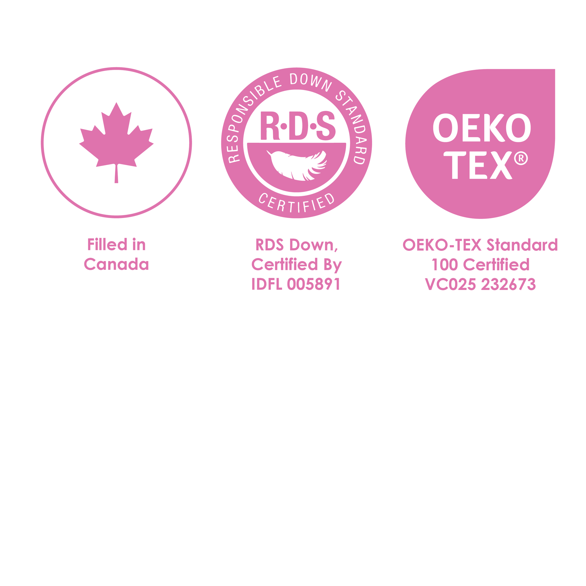 550 Loft White Down Pillow