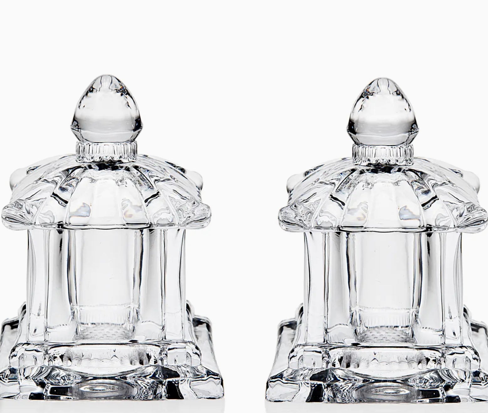 Crystal Pagoda Salt & Pepper Set