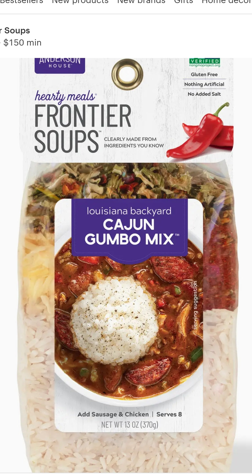 Revel Frontier Cajun Gumbo Soup Mix