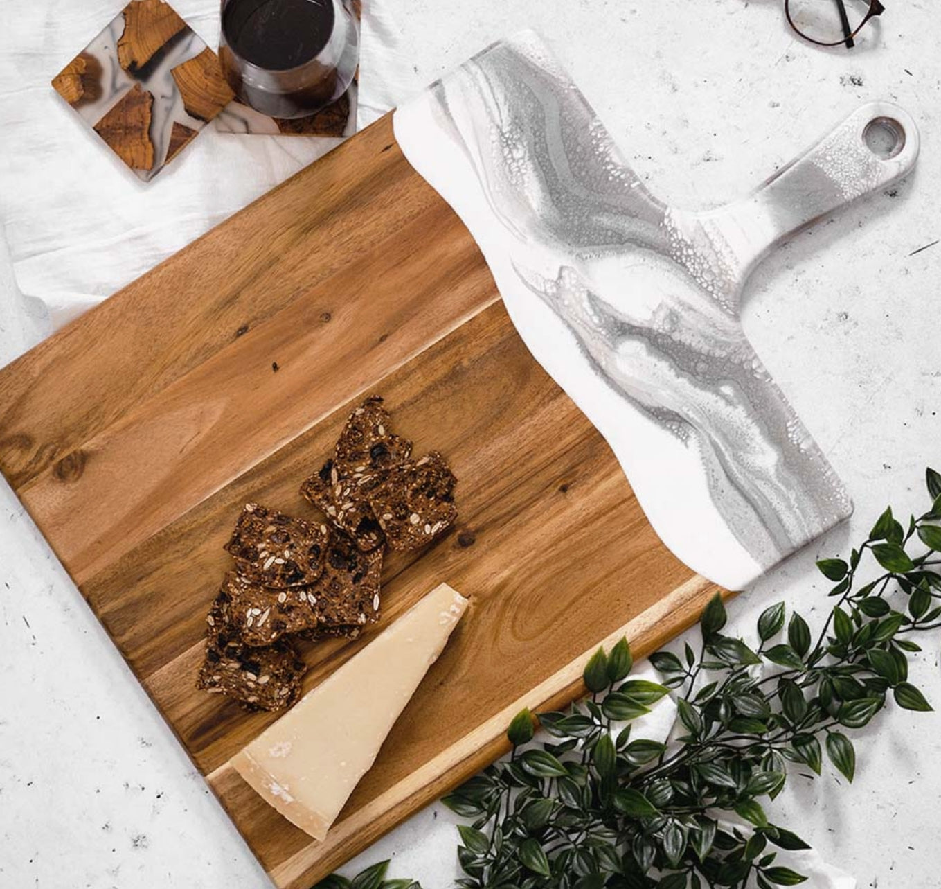Resin Cheese/Charcuterie Board Extra Large