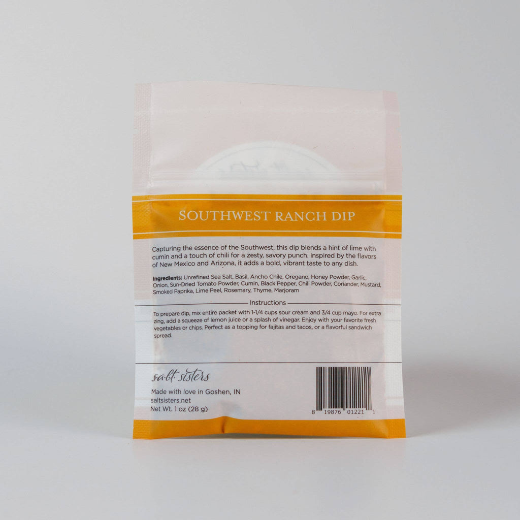 Dip Seasoning Mix - Southwest Ranch - Packaged Weights