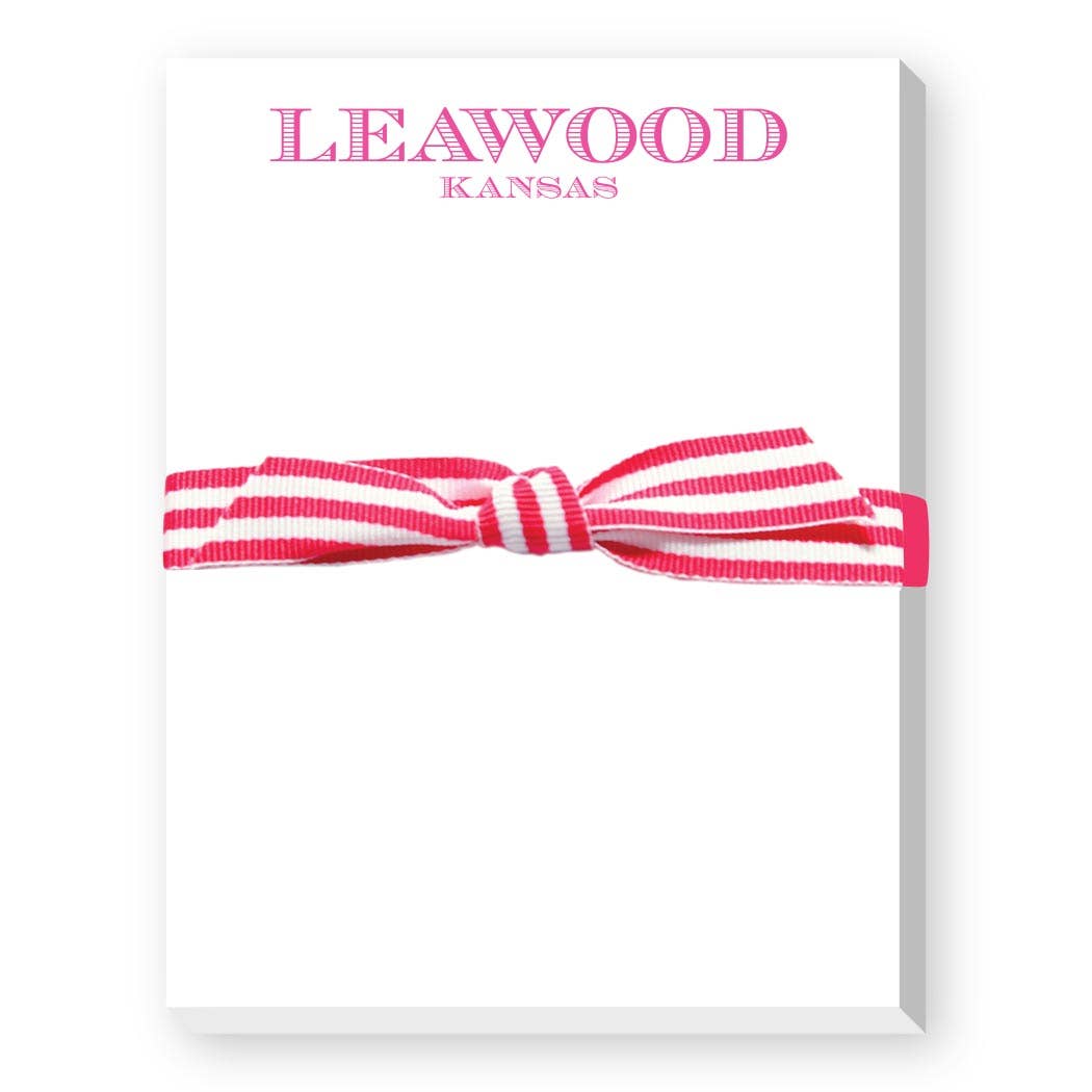 CITY AND STATE MINI NOTEPAD