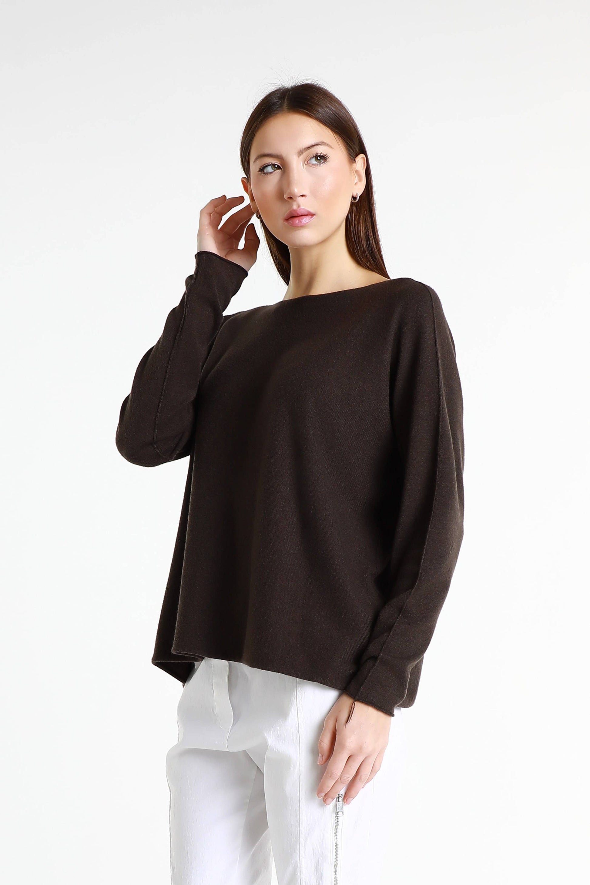 Laurin Seriously Soft Jewel Neck Sweater