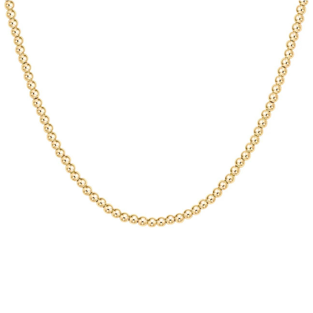 Classic 3mm Gold Filled Beaded Necklace