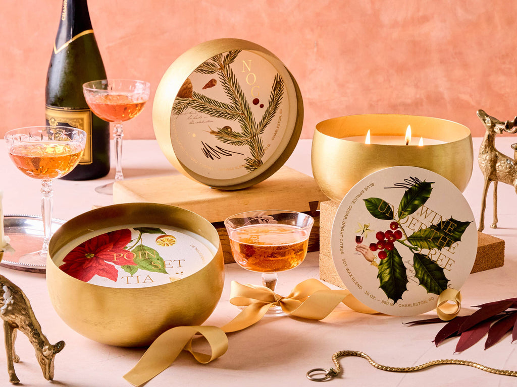 Rewined Wine Under The Tree Holiday Candle 30 oz