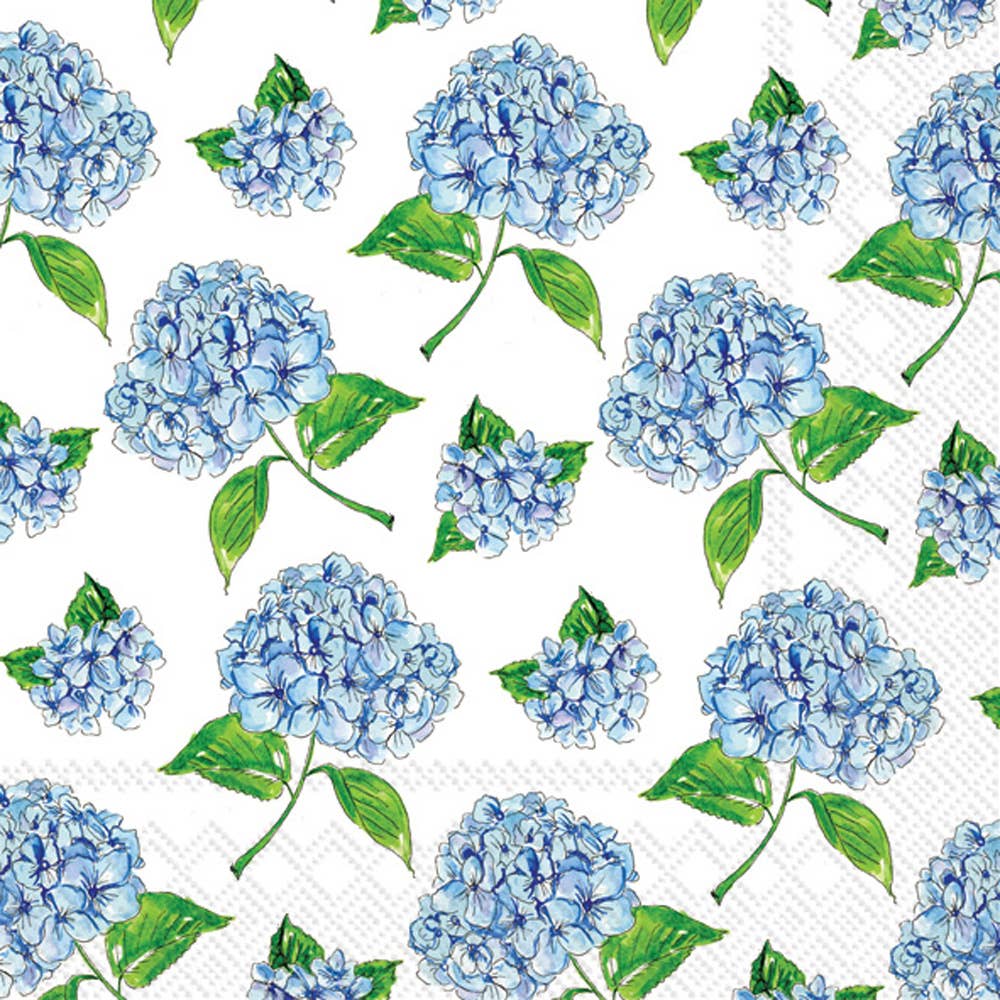 Paper Lunch Napkins 20 Ct Hydrangea Scatter Rosanne Beck