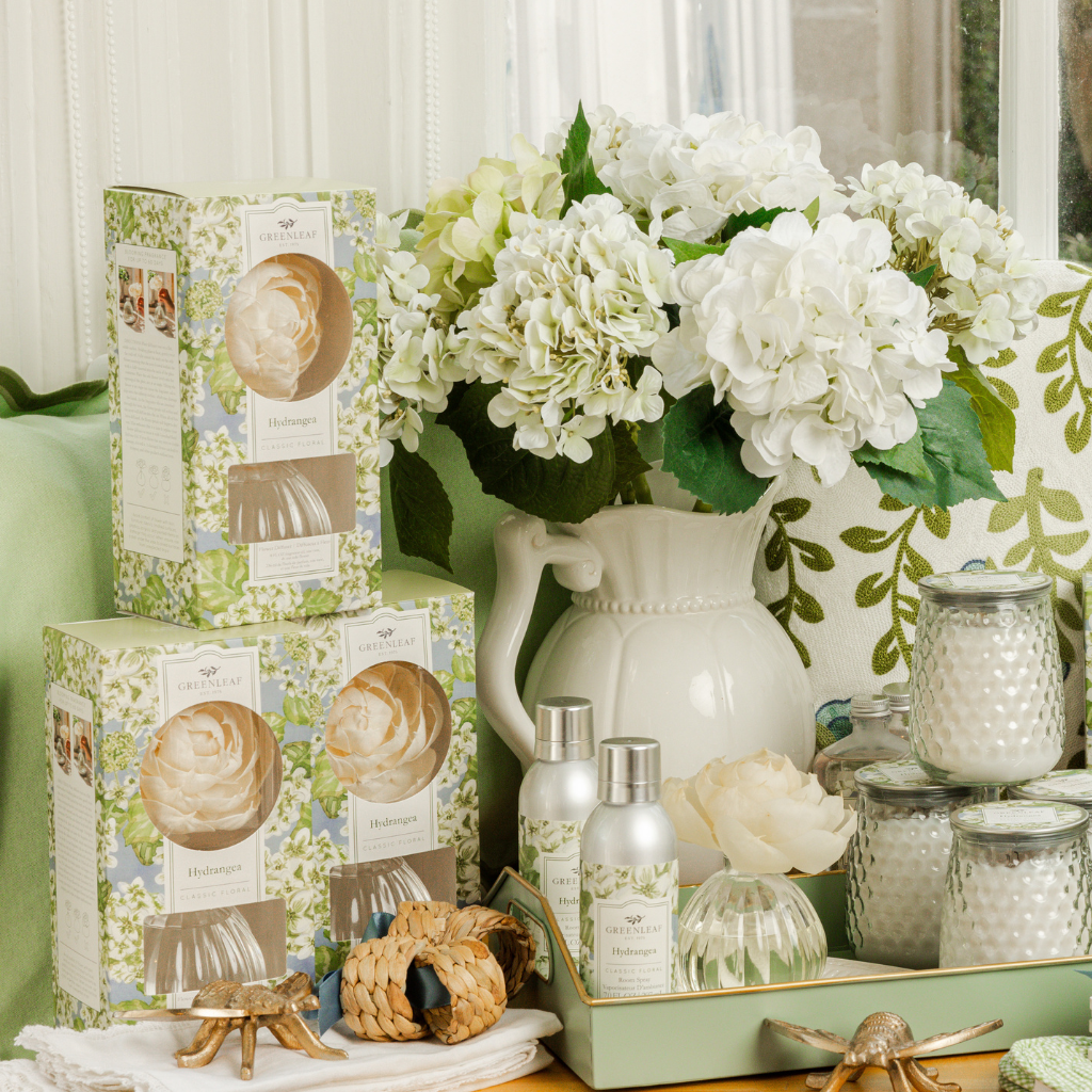 Hydrangea Flower Diffuser 4 Pack