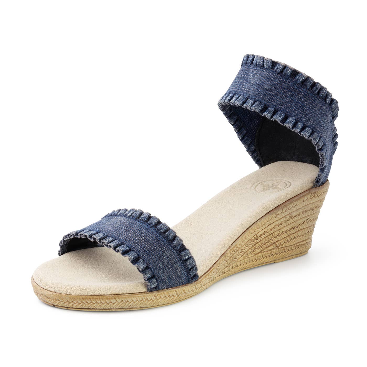Spring26 Mana - Ruffle Wrap Tall Espadrille Wedge