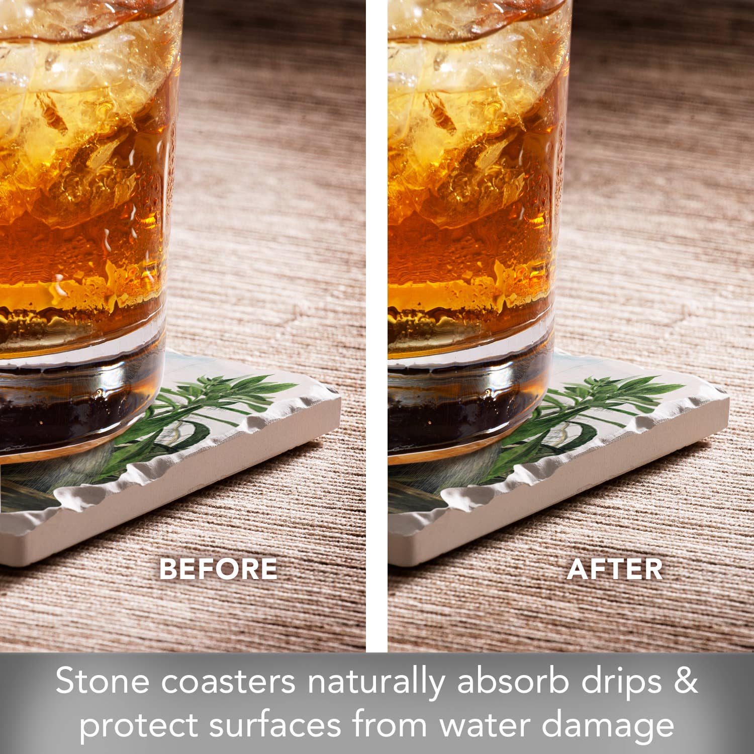 Fine Art "John James Audubon" 4pk Asst. Stone Coasters