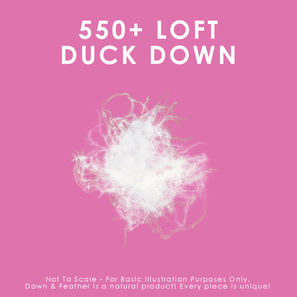 550 Loft White Down Pillow