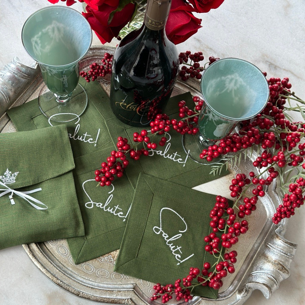 Salute Cocktail Napkin Set