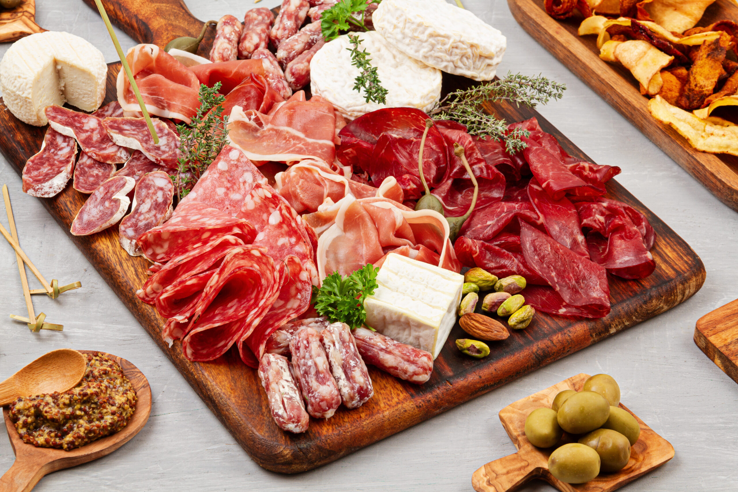 Charcuterie Feast – Meats & Cheeses
