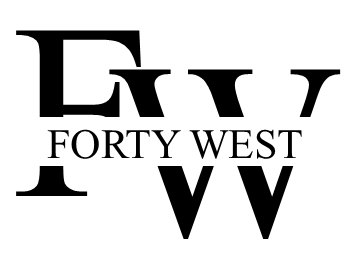 Forty West Logo (Clear Black)